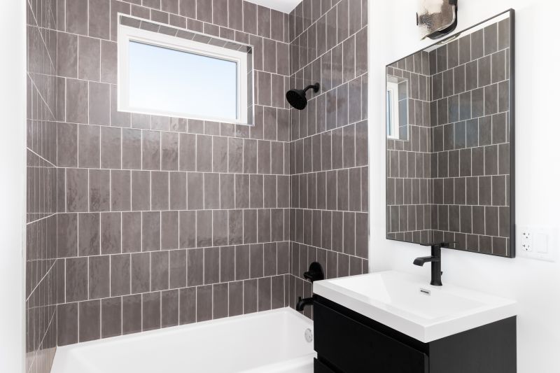 Tile Accents in Shower